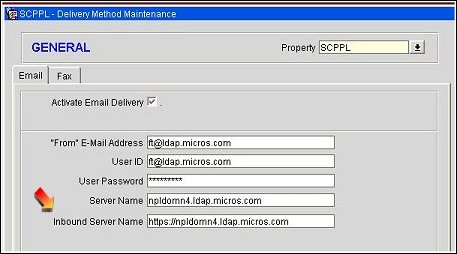 Delivery Method Maintenance