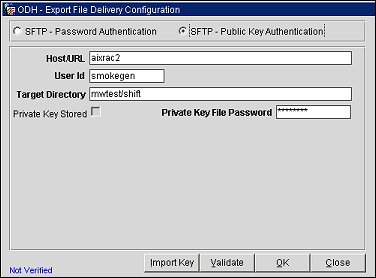 Delivery Method Maintenance